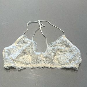 Free People Lace Bralette in Cream
